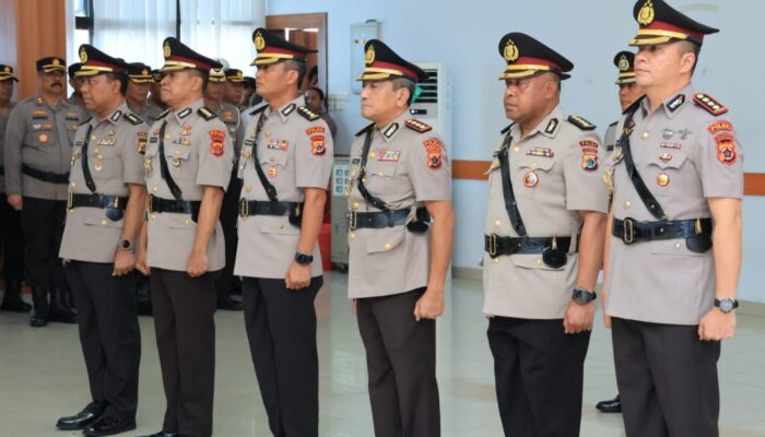 Kapolda Pimpin Sertijab dan Pisah Sambut Empat Pejabat Utama dan Dua Kapolres Jajaran Polda Papua