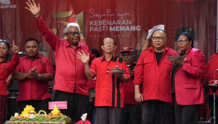 Puncak HUT ke 51 PDIP di Mimika cukup Meria, Ketua Bapilu: Kita wajib Menangkan Pemilu di Semua Lini