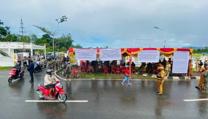 Breaking News: Buntut Rolling Brutal Bupati Omaleng Solidaritas ASN  OAP Geruduk Puspem SP3
