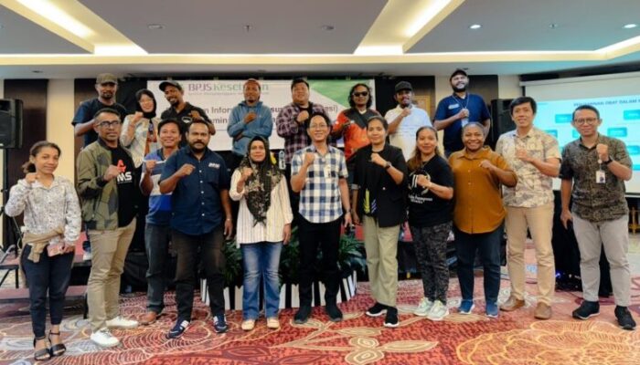 Kolaborasi JMSI tentang Pentingnya Jaminan Kesehatan bagi Jurnalis, Kepala BPJS Mimika sampaikan Angka Peserta yang Dijamin Pemda