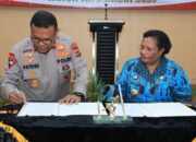 Pemprov Papua Tengah dan Polda Papua Teken Mou Prekrutan Bintara Polri