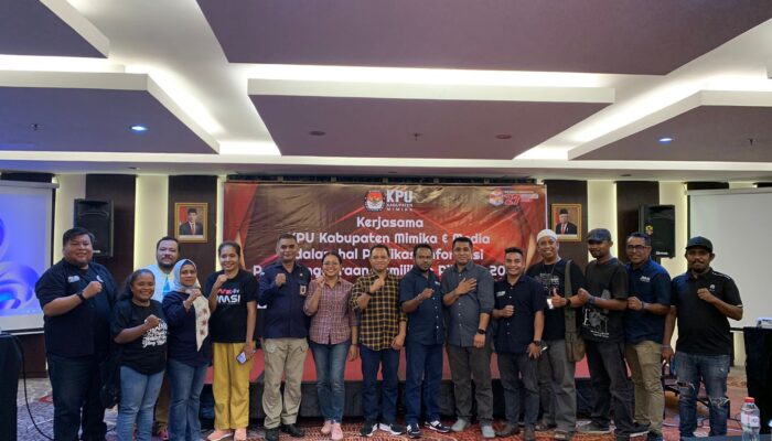 Sukseskan Pilkada 2024, KPU teken MoU dengan JMSI Mimika