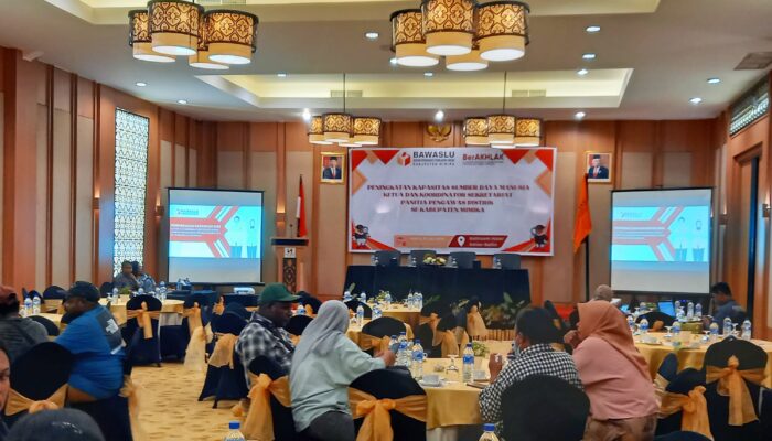 Jelang Pemilukada, Bawaslu Mimika gelar Koordinasi Peningkatan SDM