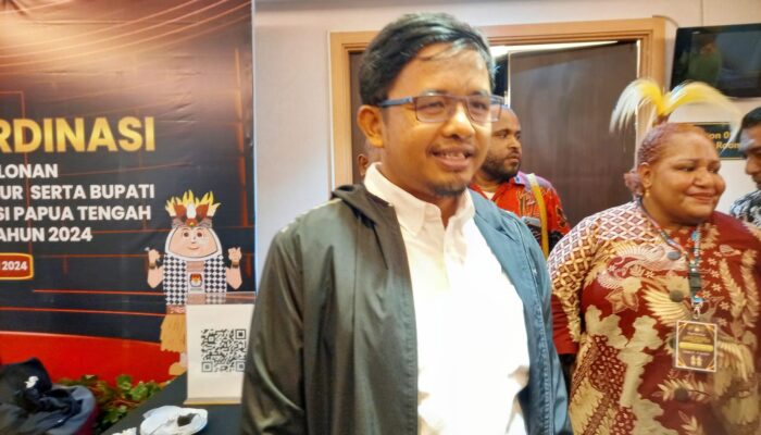KPU Papua Tengah Gelar Rakor Pencalonan Kepala Daerah, Idham Kholik: Usulan MRP untuk Calon Bupati ikut Ketentuan