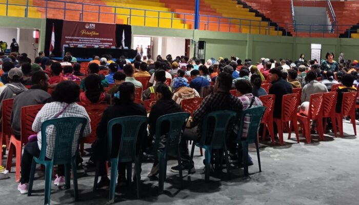 KPU Resmi Lantik 811 Orang, Dete Abugau : Pantarlih Memastikan Data Pemilih Pilkada Valid dan Akurat