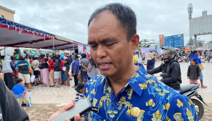 Kolaborasi Antar OPD, Pemkab Mimika Gelar Pasar Murah di Halaman Eme Neme