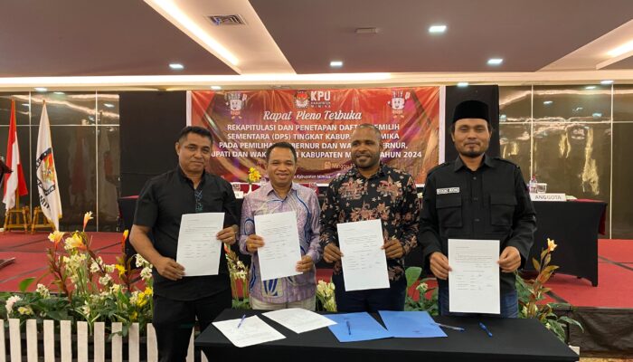 Gelar Rapat Pleno, KPU Mimika Tetapkan  DPS Tahun 2024