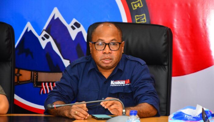 Kunjungi Satgas Damai Cartenz di Timika, Komnas HAM Papua Bahas Pembunuhan Pilot Glen Oleh KKB