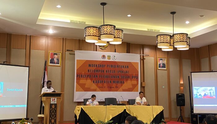 Pemkab Mimika Gelar Workshop Pembentukan Kelompok Kerja Percepatan Perhutanan Sosial 
