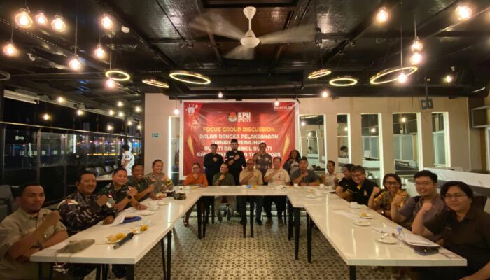 Jelang Pendaftaran Cakada, KPU Gandeng Stakeholder Gelar FGD