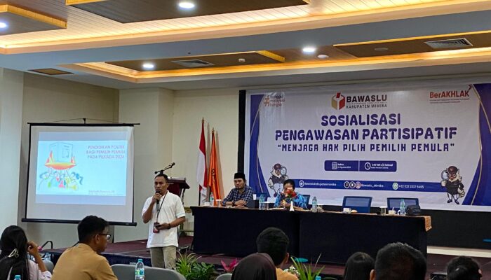 Bawaslu Mimika Gelar Sosialisasi Pengawasan Partisipatif Kepada Pelajar dan Mahasiswa, Koordiv Pencegahan: Pelajar Garda Terdepan Cegah Praktik Politik Uang