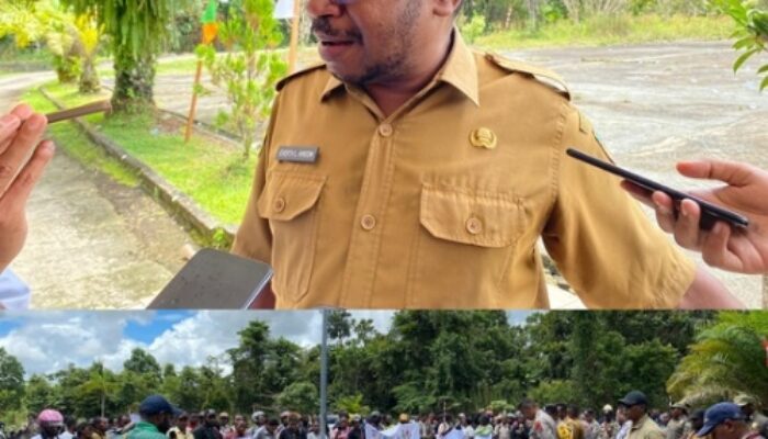 Forum Peduli Pencaker  Mimika  Datangi Kantor BKPSDM, Every Hindom: Kami Tidak Punya Kepentingan Apapun, OAP Kami Prioritaskan