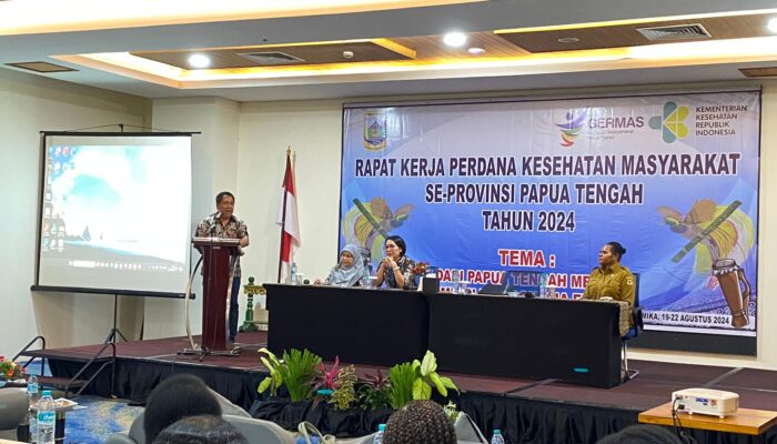 Dinas Kesehatan Provinsi Tengah Gelar Rapat Kerja Perdana Kesehatan Masyarakat Se-Provinsi Papua Tengah Tahun 2024