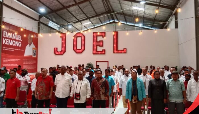 Tim Kampanye Koalisi Rakyat Bersatu Paslon JOEL Dilantik, Petrus: JOEL Akan Menghapus Air Mata Masyarakat AMOR 