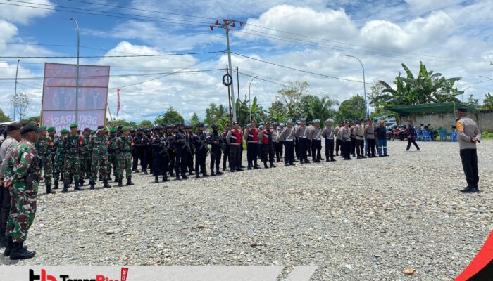 Pengamanan Deklarasi Pilkada Damai, TNI-POLRI Kerahkan 100 Personel