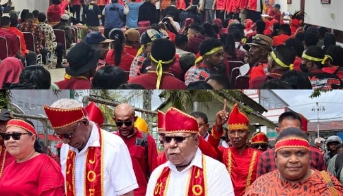 Sasi Adat Warnai Deklarasi Aliansi Pemuda Kei, YT: Jika Ingin Mimika Selamat, Pilihannya hanya JOEL