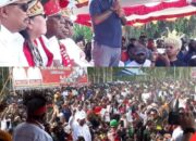 Ribuan Massa Padati Kwamki Narama, Oteanus Hagabal: Jika Ingin Mimika Bangkit Pilihannya Hanya Satu, Pilih Paslon Joel