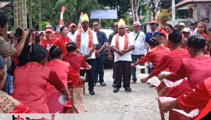 Disambut dengan Tarian Adat, Ketua Ohoilim: Jangan Jual Jati Diri, Kita Semua Wajib Menangkan JOEL