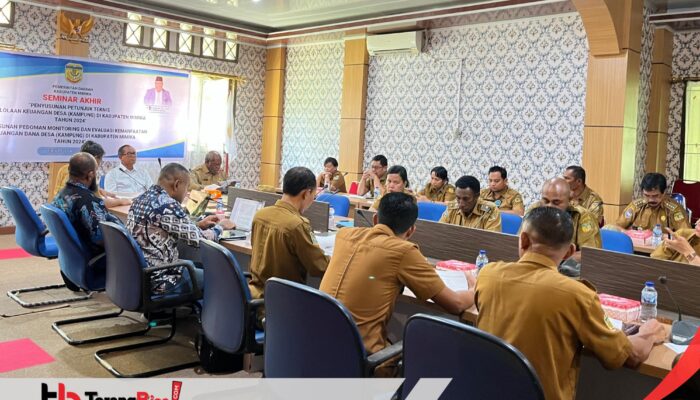 Gelar Kegiatan Seminar Akhir Penyusunan Pengelolaan Keuangan Desa, Pemkab Mimika Dorong Optimalisasi DD untuk Kesejahteraan Masyarakat