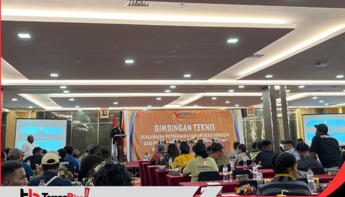 Bawaslu Mimika Gelar Bimtek Pengawasan Putungsura dan Aplikasi Siwasilih kepada Pandis, PKD dan PTPS,