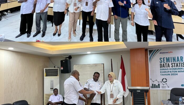 Gandeng BPS, Diskominfo Mimika Gelar Seminar Data Statistik Sektoral