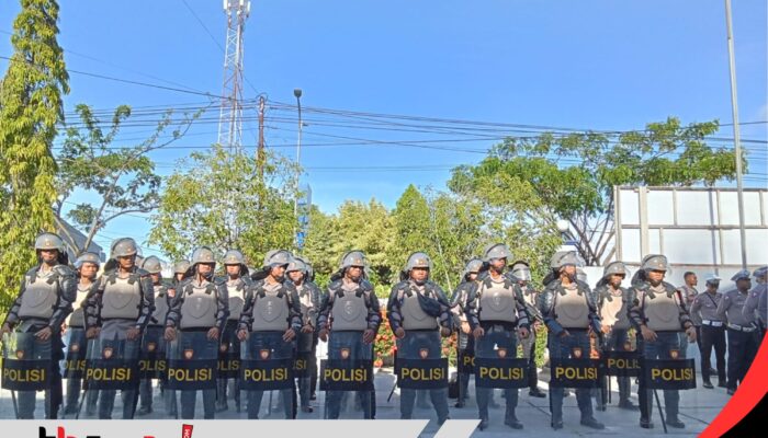 500 Personel Gabungan Amankan Rekapitulasi Pilkada di Nabire
