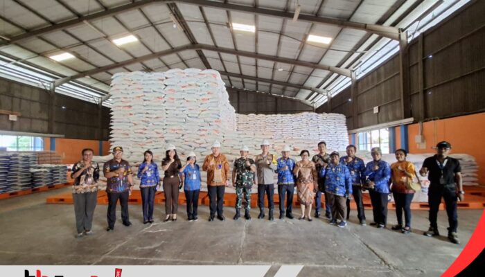 Kolaborasi BULOG dan PT SUCOFINDO Validasi Bongkar Muat Beras di Papua Sepanjang tahun 2024
