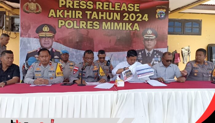 Kasus Kriminalitas di Mimika Sepanjang 2024 Meningkat 7,33 Persen, Curanmor Mendominasi