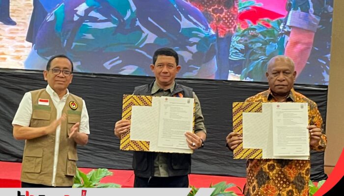 Upaya Pemerintah Antisipasi Krisis Pangan Di Papua Tengah, Menko PMK Resmikan Gudang Logistik Di Distrik Agandugume 