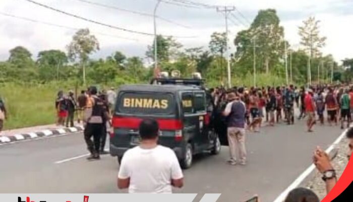 Lagi, Dua Kelompok Massa Bentrok di Jalan Baru 6 Dilarikan ke RSUD, 1 Kendaraan Dibakar