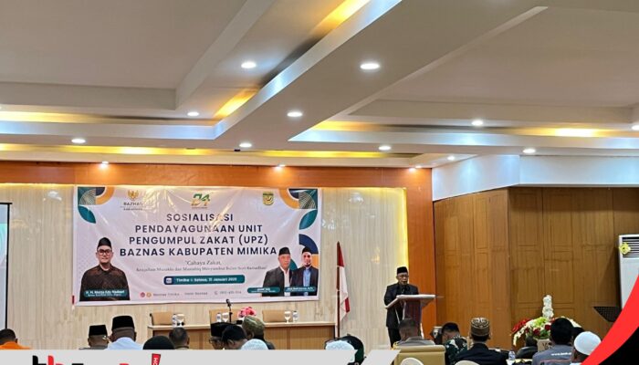 Upaya Tingkatkan Pemahaman Pengelolaan Zakat Yang Akuntabel, BAZNAS Mimika Gelar Sosialisasi Pemberdayaan UPZ