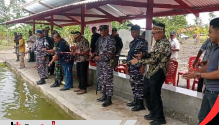 Kolam Pemancingan Merah Putih Diresmikan, Pj. Bupati Mimika Apresiasi Pengelolaan Dana Desa di Kampung Nawaripi
