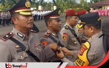 Kapolres Mimika Pimpin Upacara Sertijab Tiga Pejabat, Dorong Penyegaran dan Penguatan Pelayanan