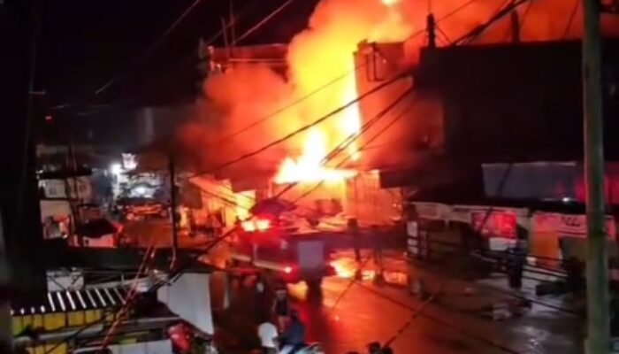Tiga Ruko di Timika Hangus Terbakar, Diduga Akibat Korsleting Listrik