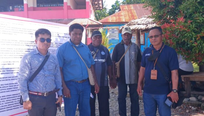 Belum Dibayar, SD Inauga Dipalang Pemilik Tanah