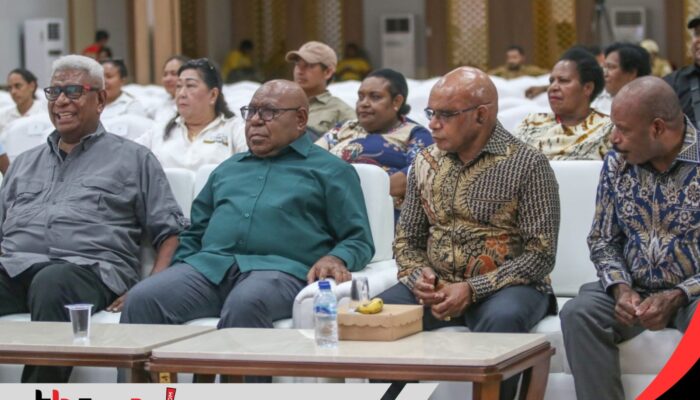 John Rettob dan Emanuel Kemong Ikuti Gladi Pelantikan di Nabire