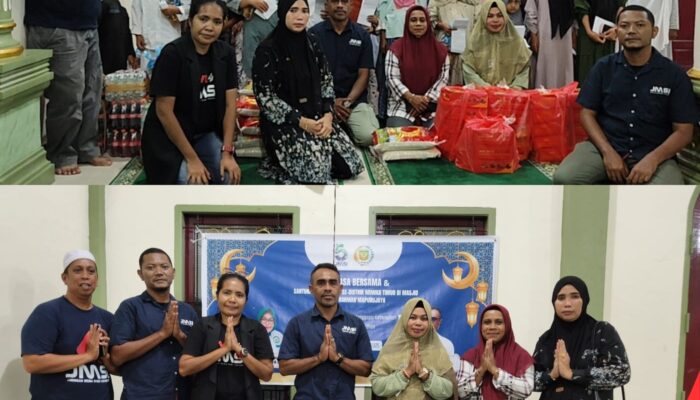 Kolaborasi Anggota DPRK Mimika Hj. Rampeyani Rachman dengan JMSI: Bukber dan Santunan Anak Yatim