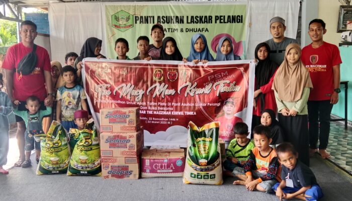 The Maczman Korwil Timika Salurkan Bantuan Sembako ke Panti Asuhan Laskar Pelangi