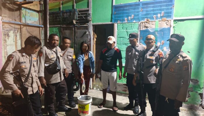 Grebek Tempat Penjualan Sopi, Polsek Miru Amankan 3 Penjual dan Sita Puluhan Kantong Berisi Sopi