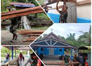 Fokus Rehab Gereja, Satgas TMMD Gotong Royong Angkat Material