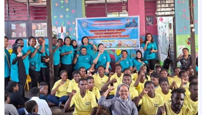Pokja I TP-PKK Mimika Sosialisasi Kepada Remaja Gereja di Mikbar, Jaga Pergaulan yang Sehat
