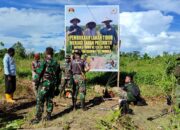 Sukseskan Program Hanpangan, Satgas TMMD Ke-124 Bersama Warga Buka Lahan Lahan Tidur Menjadi Lahan Produktif