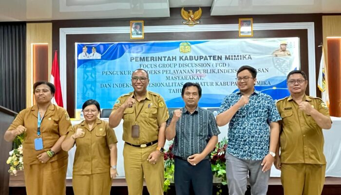 Menuju Layanan Publik Berkualitas, Pemkab Mimika Evaluasi Tiga Indeks Utama Kinerja