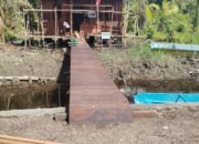 Program TMMD Rampungkan Pembangunan 5 Jembatan Penghubung Menuju Rumah Warga