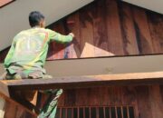 Satgas TMMD Lanjutkan Program Fisik, Rumah Satorlinus Masuk Tahap Pengecatan