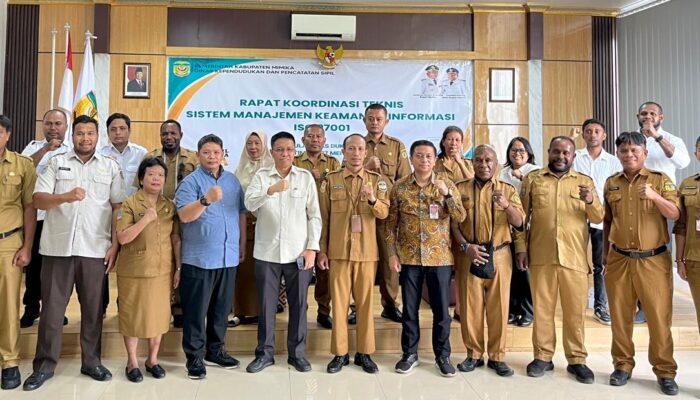 Dorong Layanan Publik Terintegrasi, Pemkab Mimika Bersiap Audit ISO 27001 untuk Akses Data Nasional