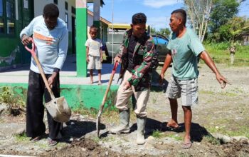 Dedikasi Tinggi, Satgas TMMD ke-124 Kerja Keras di Pekan Terakhir Program