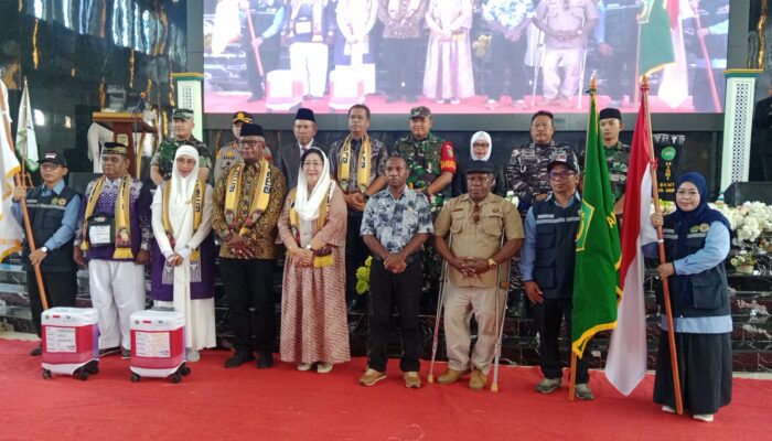 Sebanyak 149 Jamaah Haji Asal Mimika Dilepas Jalani Ibadah Haji ke Tanah Suci