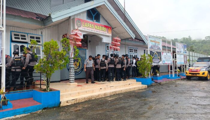 Satgas Ops Damai Cartenz Kerahkan Tim Gabungan Kejar 19 Napi Kabur di Nabire