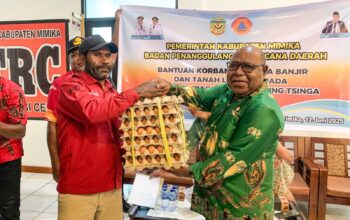 Pemkab Mimika Terbangkan Bantuan untuk 850 KK Korban Longsor di Tembagapura